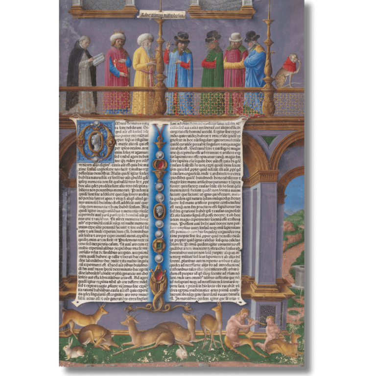 Medieval Manuscript Aristotle