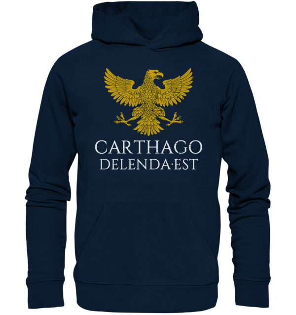 Carthago Delenda Est – Carthage Must Be Destroyed - Organic Hoodie - Image 4