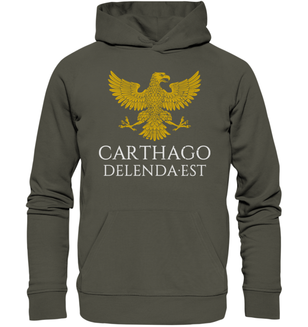 Carthago Delenda Est – Carthage Must Be Destroyed - Organic Hoodie - Image 7