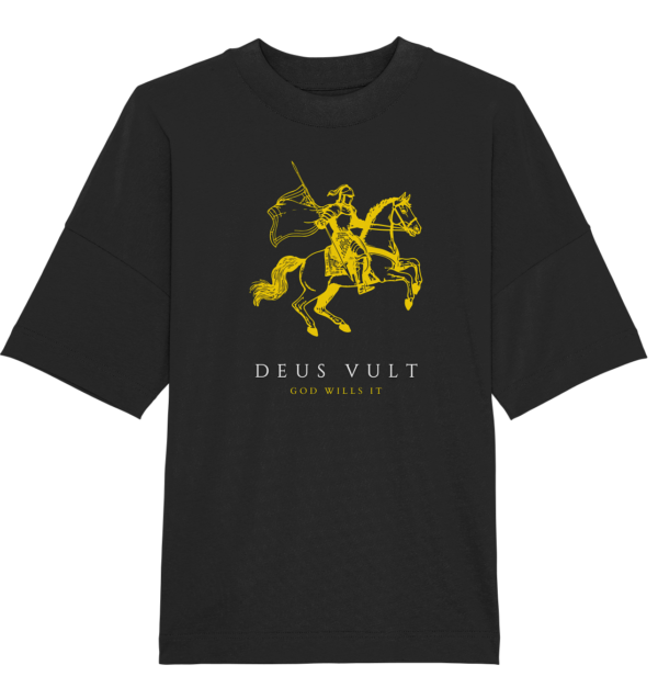 Deus Vult - God Wills It - Organic Oversize Shirt