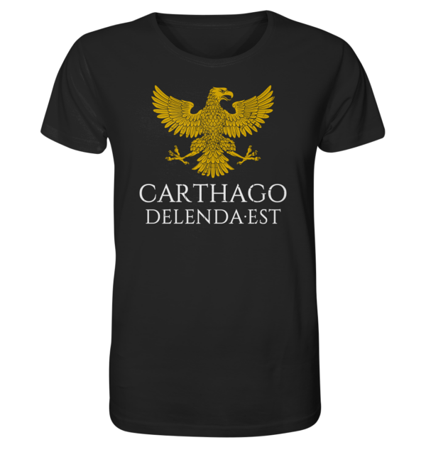 Carthago Delenda Est – Carthage Must Be Destroyed - Organic Shirt - Image 2