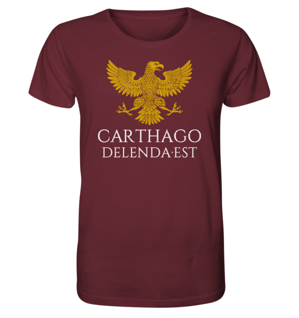 Carthago Delenda Est – Carthage Must Be Destroyed - Organic Shirt - Image 3