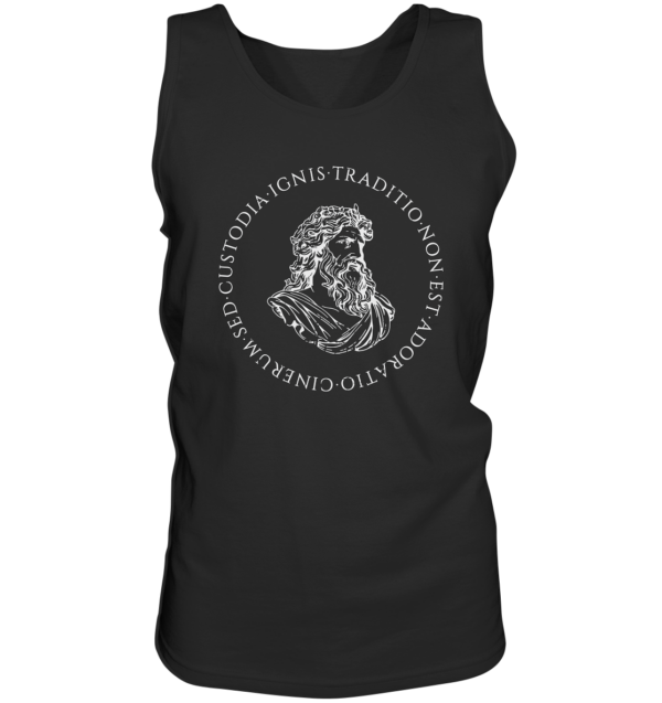 Tradition Is Not The Adoration of Ashes - Jupiter Bust - White  - Tank-Top