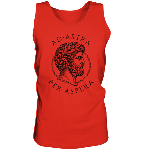 Ad Astra Per Aspera – Marcus Aurelius – Black - Tank-Top