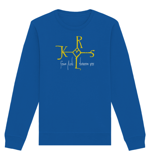 Karolus Monogram - Organic Basic Unisex Sweatshirt - Image 8