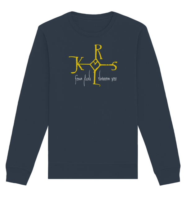 Karolus Monogram - Organic Basic Unisex Sweatshirt - Image 5