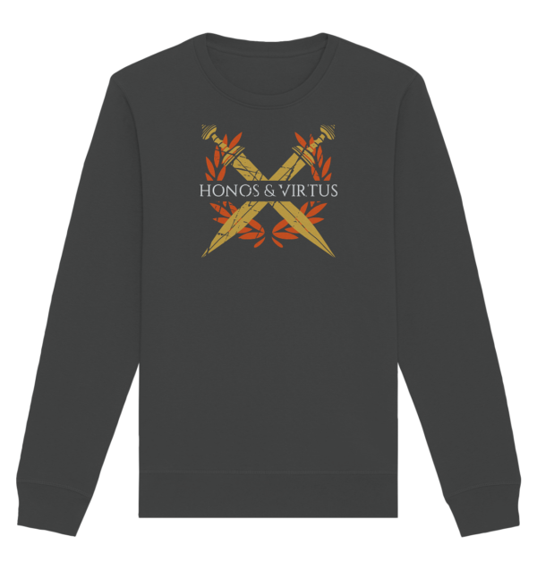 Honos & Virtus - Twin Roman Swords - Gladius - Organic Basic Unisex Sweatshirt