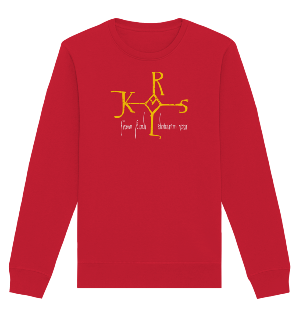 Karolus Monogram - Organic Basic Unisex Sweatshirt - Image 7