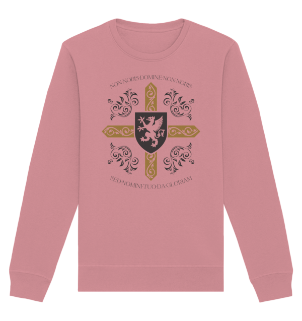 Non nobis, Domine - Templar Maxim - Organic Basic Unisex Sweatshirt