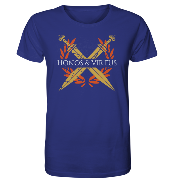 Honos & Virtus - Twin Roman Swords - Gladius - Organic Shirt - Image 10