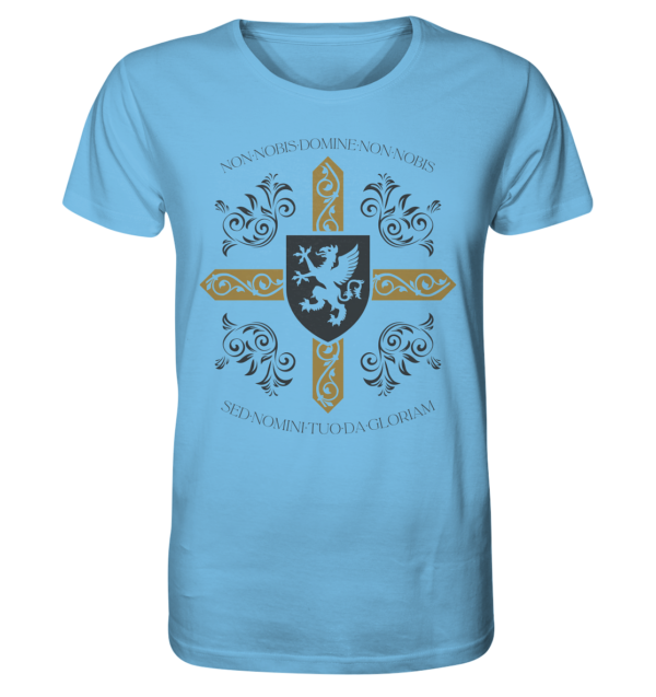 Non nobis, Domine - Templar Maxim - Organic Shirt - Image 2