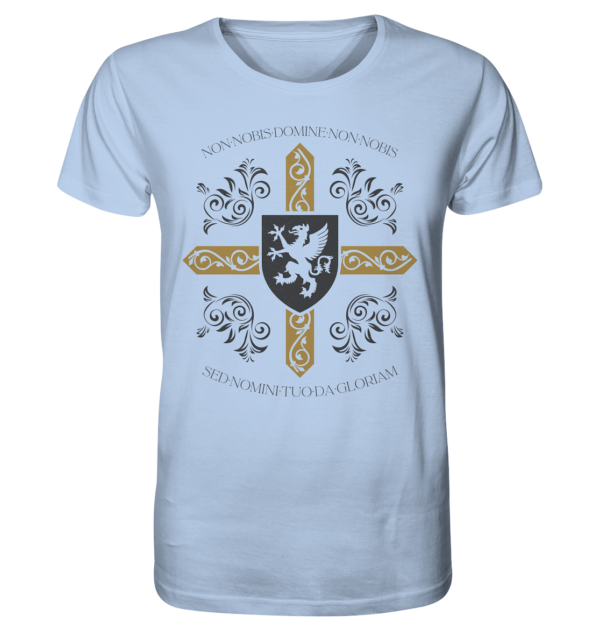 Non nobis, Domine - Templar Maxim - Organic Shirt - Image 3