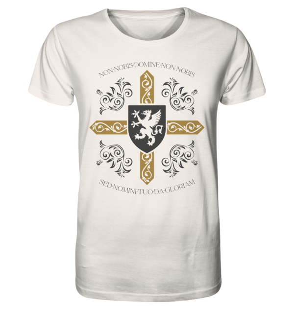 Non nobis, Domine - Templar Maxim - Organic Shirt - Image 8